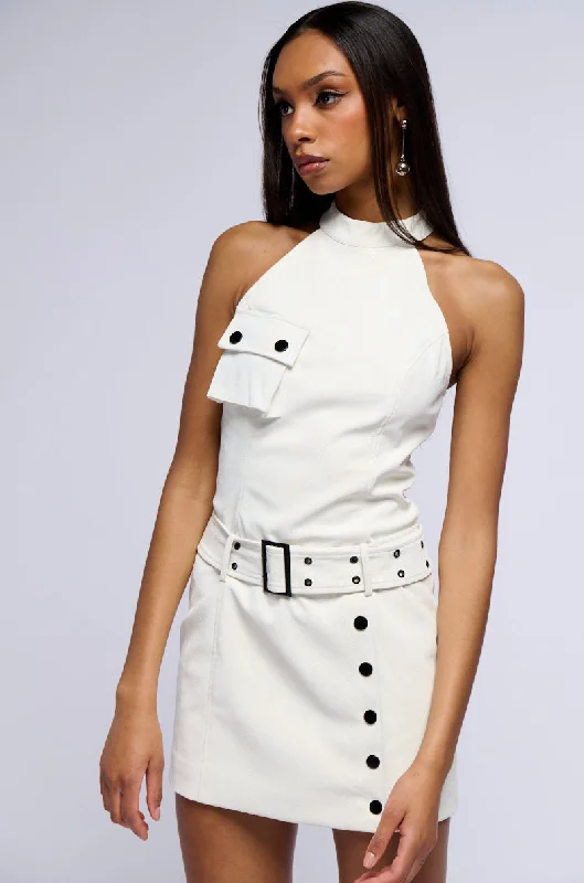 Trendy women’s clothing with a modern twist   TAKE ME TO THE DISCO PU MINI DRESS