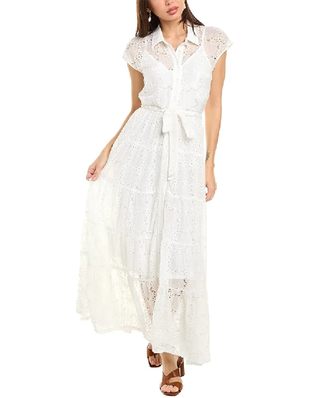 Affordable fashion that looks high-end   Johnny Was Marinoa Joy Silk-Blend Maxi Dress