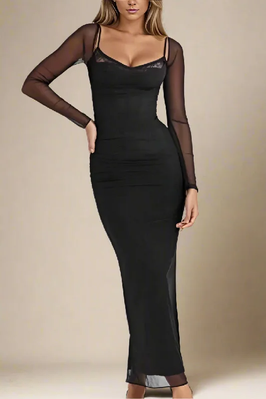 The ultimate guide to stylish women’s fashion Brianna Bodycon Long Sleeve Maxi Dress - Classic Black The ultimate guide to stylish women’s fashion Brianna Bodycon Long Sleeve Maxi Dress - Classic Black