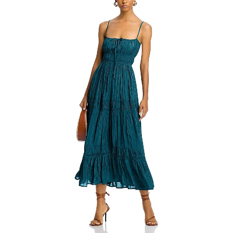 Bold fashion choices for the confident woman   Womens Full Length Pleated Maxi Dress