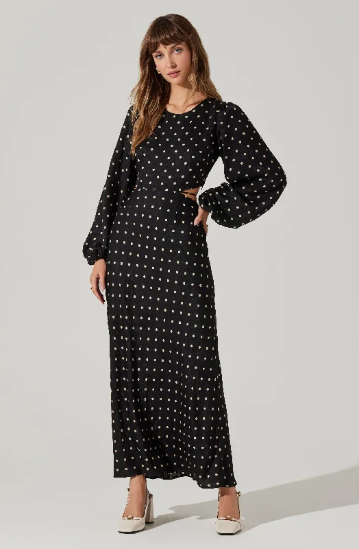 Versatile fashion options for every occasion   Quinn Floral Cutout Maxi Dress