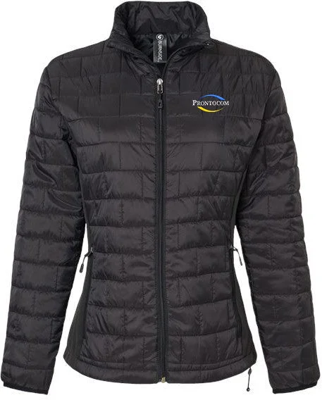 Look and feel your best in our women’s wear   Burnside Ladies Element Puffer Jacket