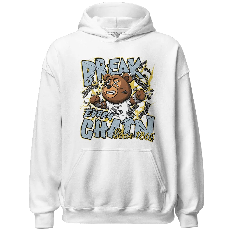 NastyJamz Blue Grey 13s Hoodie Match BER Break Chain