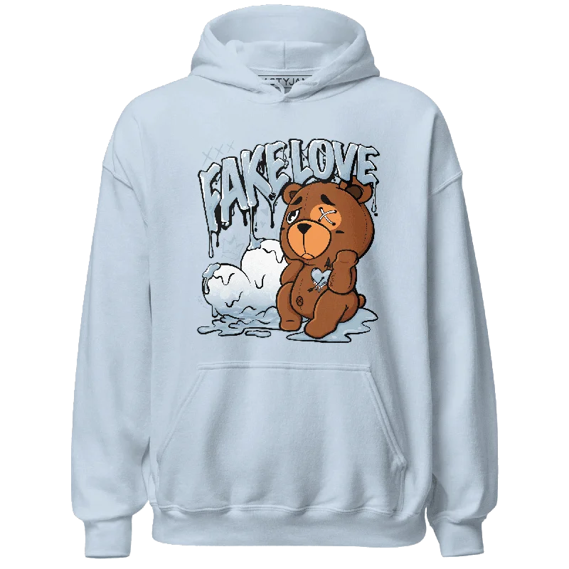 Bold and sophisticated looks for every woman   NastyJamz Blue Grey 13s Hoodie Match Fake Love BER
