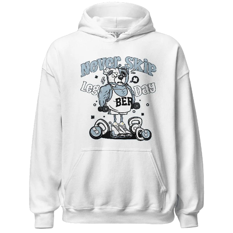 NastyJamz Blue Grey 13s Hoodie Match Leg Day BER