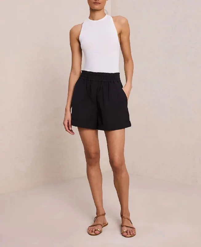Casual outfits that elevate your style   Kaleb Shorts In Black