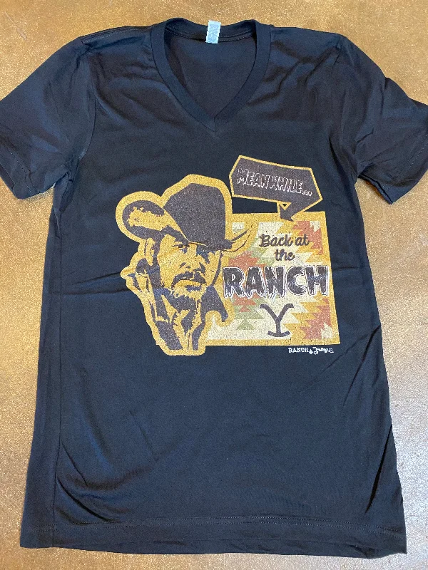Confidence-boosting clothing for women   "Meanwhile Back at the Ranch" T shirt