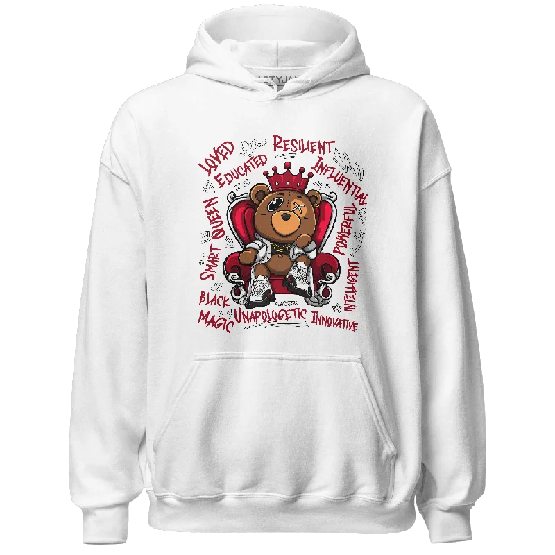 NastyJamz Retro Red Taxi 12s Hoodie Match BER Self Definition