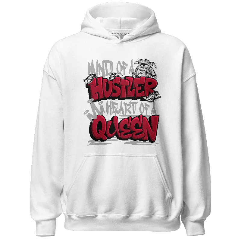 NastyJamz Retro Red Taxi 12s Hoodie Match Hustler Heart Queen