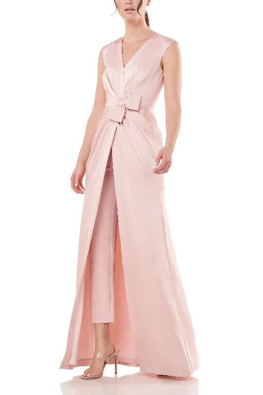 Step into style with our women’s clothing collection   Soft Blush 12 Kay Unger 5545927 Long Sleeveless Formal Jumpsuit