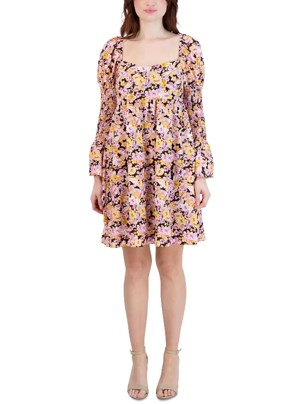 Discover the latest trends in women’s fashion   Womens Floral Print Mini Cocktail and Party Dress