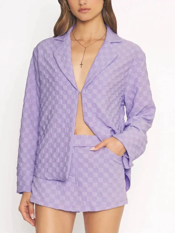 Find your perfect fit with stylish women’s clothing   Cosmo Top in Lavender