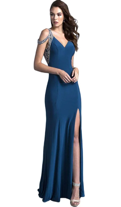 Clothing that’s as bold as you are   Aspeed Design - Embellished V-neck Prom Fitted Gown